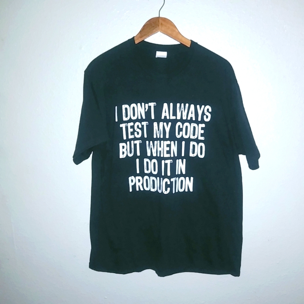 Computer Code Funny XL Mens Shirt
